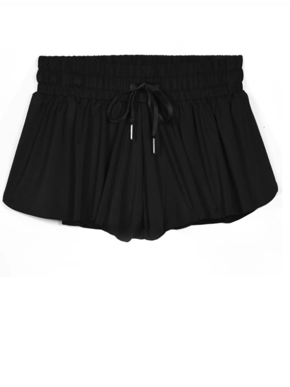 Katie J Tween Farrah Solid Shorts -Black - LOOK SMALL
